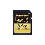 Panasonic 64GB SDXC Gold Series SDXC Card - up to 90MB/s Read Speed, up to 45MB/s Write Speed (RP-SDUC64GAK) Panasonic 64GB SDXC Gold Series SDXC Card - up to 90MB/s Read Speed, up to 45MB/s Write Speed (RP-SDUC64GAK)
